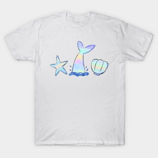 mermaid tail T-Shirt by ithacaplus